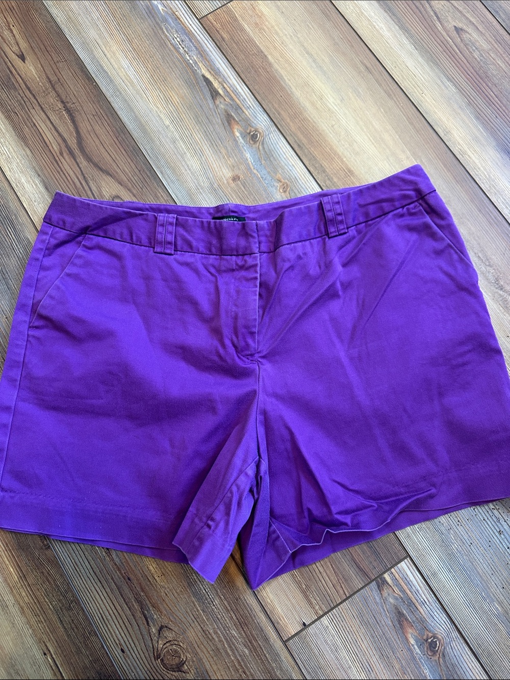 Worthington Bright Purple Women's Casual Shorts